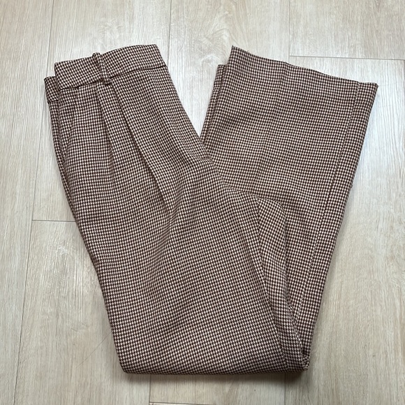 Favorite Daughter The Favorite Pants, Color: Toffee Houndstooth, SIZE 12 1220 - Picture 12 of 13